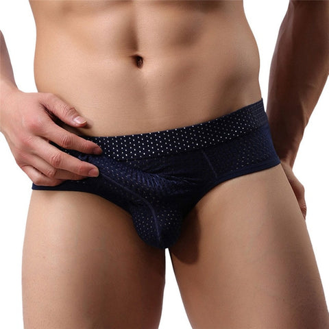 Hot Men'S Sexy Underwear U Convex Design Smooth Long Bulge Pouch Shorts Briefs Clothes