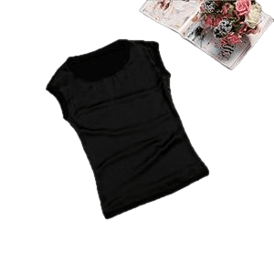 New Casual Chiffon Silk Blouse Slim Sleeveless Tops Blouses