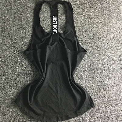 Stylsih Breathable Women's Blackless Sleeveless Fitness Vest For Yoga