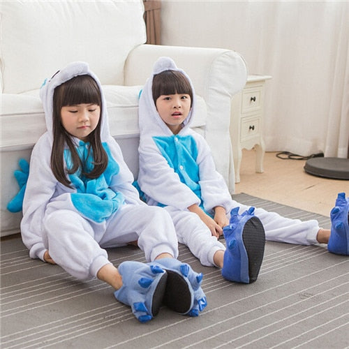 Children Unicorn Pajama Kid Baby Anime Overall Totoro Jumpsuit Onesie Funny Stitch Onepiece Animal Carnival Cosplay - Sheseelady
