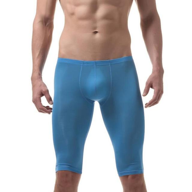 Men's Ultra-Thin Body Sculpting Sleep Pants-Men Sleepwear-Xinanduo-Blue-M-Xinanduo