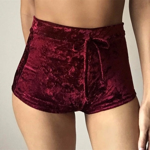 Fashionable Sexy Women's Flannel Bodycon Shorts For Workout
