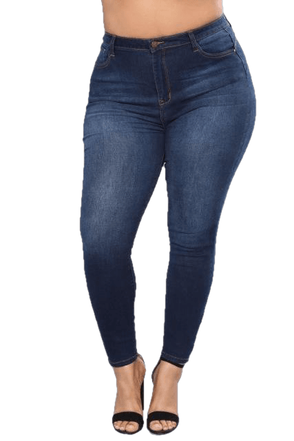 Stretch Denim Skinny Pants High Waist Trousers Jeans