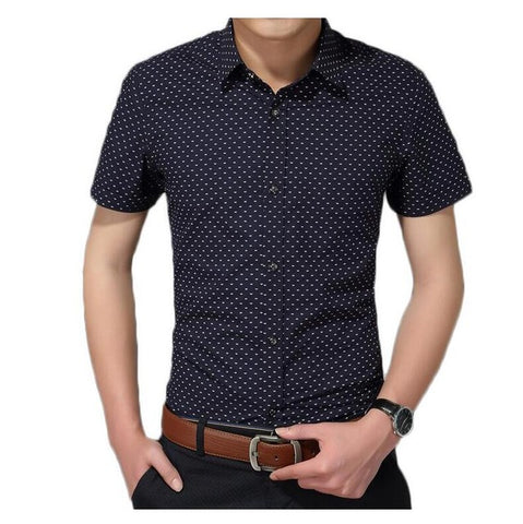 Men'S Social Polka Dot Casual Shirt