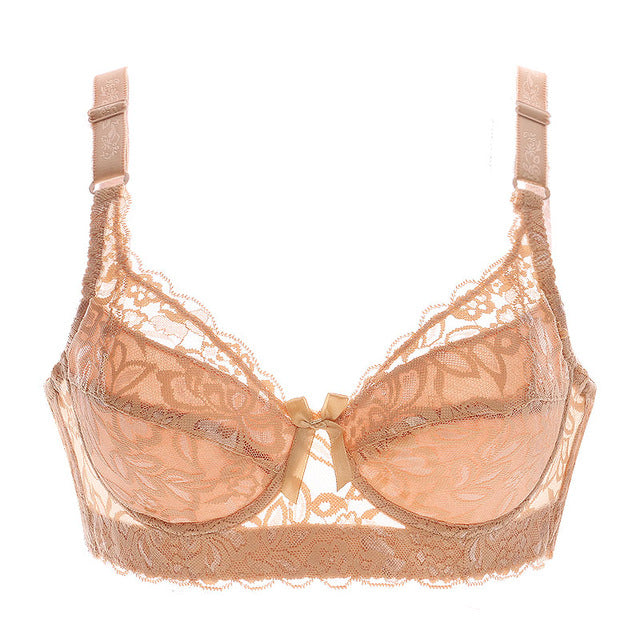 Mais sutiãs de renda grandes tamanho grande para bralette bh lingerie sexy lingerie sexy empurrar up brassiere menina minimizador profundo V