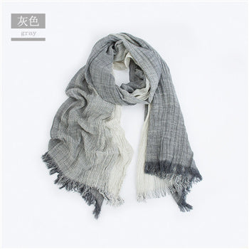 柔らかいタッセル冬のスカーフ暖かい男性