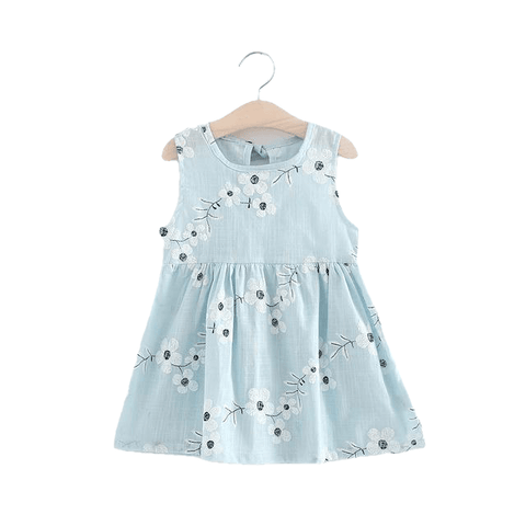 Casual Style Fly Sleeve Bow Dress For Girls - Sheseelady
