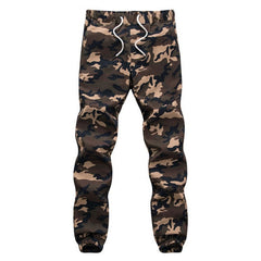 Cotton Mens Jogger Autumn Pencil Harem Pants Men Camouflage Military Pants Loose Comfortable Cargo Trousers Camo Jogger - Sheseelady