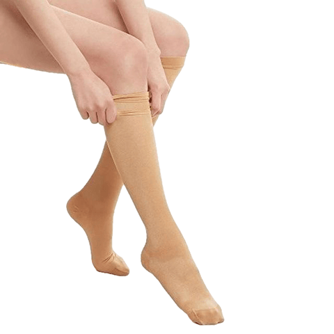 Hot Unisex Compression Stockings Pressure Nylon Varicose Vein Stocking Knee High Leg Support Stretch Pressure Circulation Stock - Sheseelady