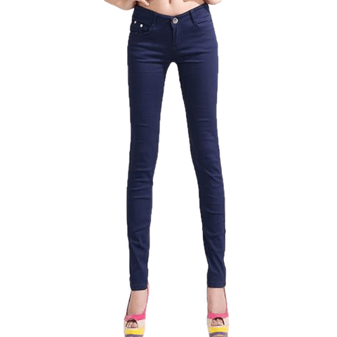 Donna Stretch Bottoms Feminino Skinny Jeans - Sheseelady