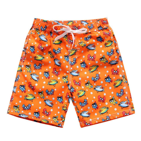 Beach Cartoon And Quick-Drying Shorts For Kids And Boys - Sheseelady