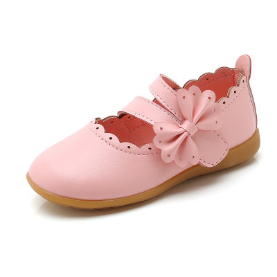 Lovely Breathable Hollow Out Bowtie Princess Shoes For Girls'