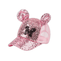 Girls' Summer Sequin Mesh Cap