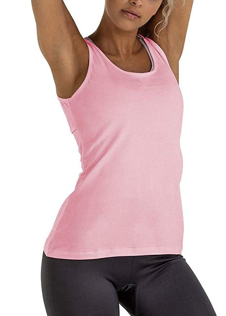 Activewear Running Workouts Open Back Yoga Tops Sexy Blouse Gym - Sheseelady