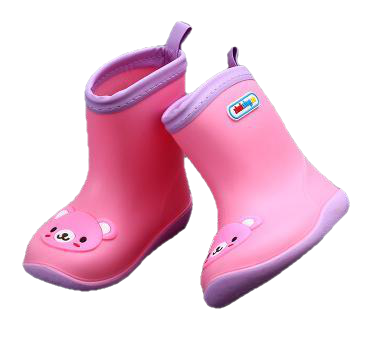 Waterproof Cartoon Pattern Non-Slip Rubber Rain Boots For Kids