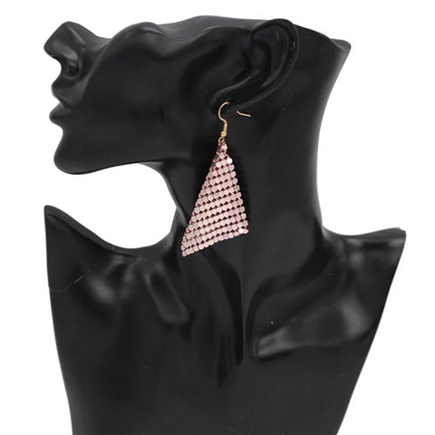 Star Jewelry Charm Sequin Drop Earrings New Geometric Round Shiny Dangle Earring Joias Mulheres Vendas
