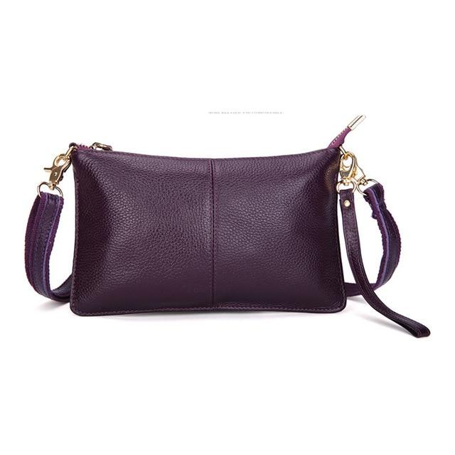 100% Genuine Cow Leather Messenger Bag / Shoulder Bag
