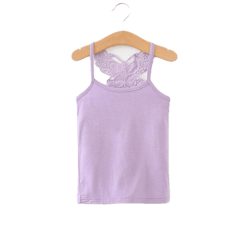 Candy Color Girl Tank Tops And Undershirts For Kids - Sheseelady