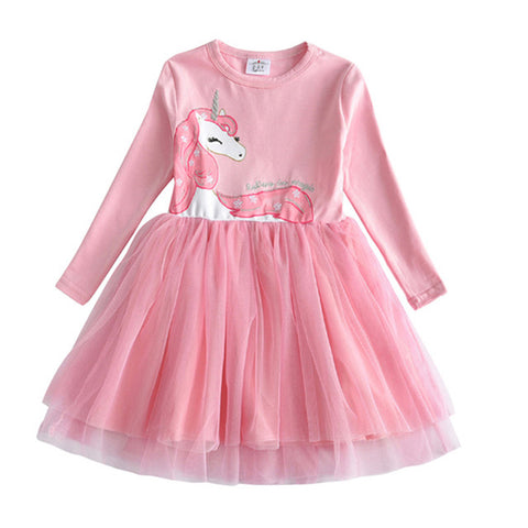 Casual Tutu Sequined Vestidos Kids Party Dresses - Sheseelady