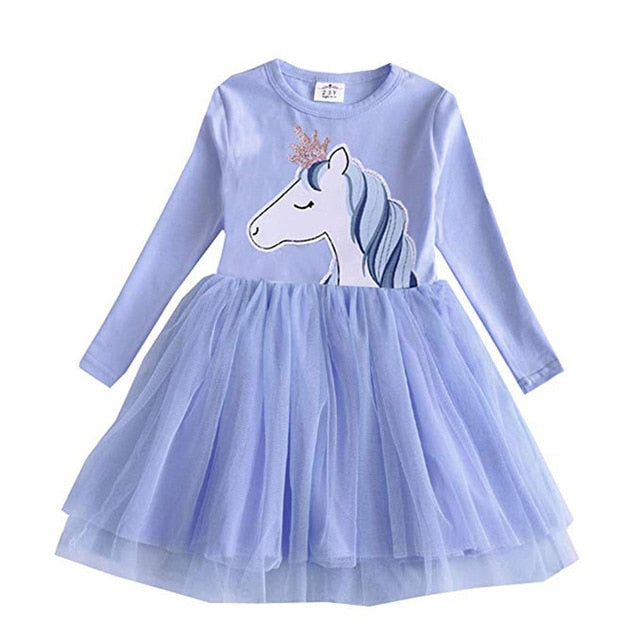 Casual Tutu Sequined Vestidos Kids Party Dresses - Sheseelady