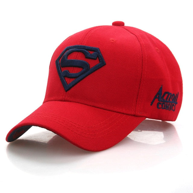 Letter Superman casual outdoor boné de beisebol para homem