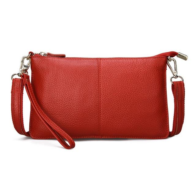 100% Genuine Cow Leather Messenger Bag / Shoulder Bag