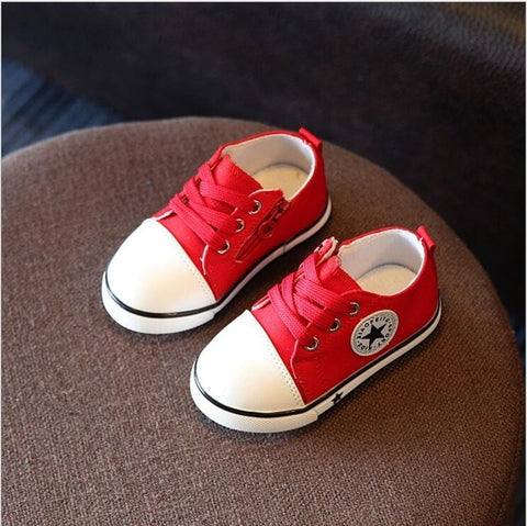Comfortable Breathable Children's Canvas Sneakers