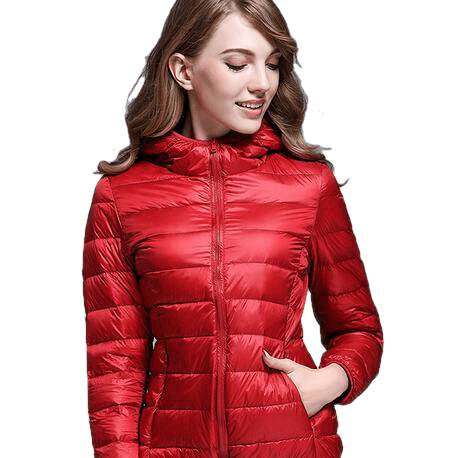 Pure Color Ladies Badalado Casaco de Inverno/Elegante Casual Down Jacket/Cor Pura, Jaqueta Leve Para Baixo