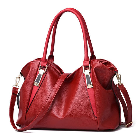 Herald Fashion Designer Women Handbag Female Pu Leather Bags Handbags Ladies Portable Shoulder Bag Office Ladies Hobos Bag Totes - Sheseelady