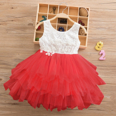 Stylish Lovely Girls' Lace Princess Dresses For Party Ceremony