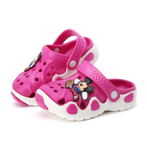 Kids Cartoon Characters Cave Boys And Girls Slippers