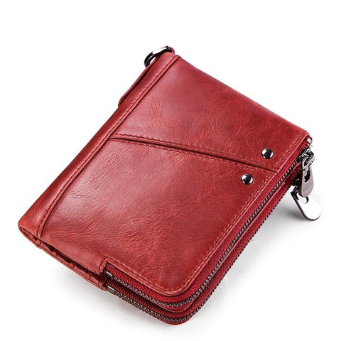 New Fashion Genuine Leather Full Flap And Short Length Women Wallet