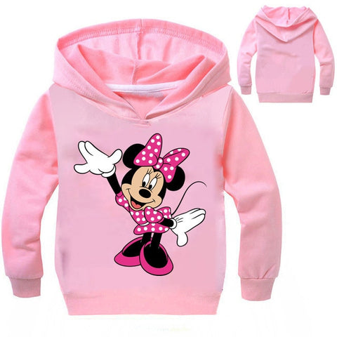 Child Sweatshirt Girls Hoodies Kids Cartoon Mickey Minne Printed Autumn Boys Hoodies Teenage Girl Clothing Vetement Enfant Fille - Sheseelady