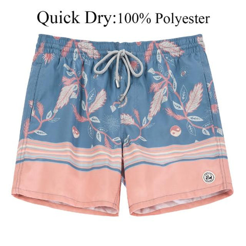 Fashionable Men's Quick Dry Summer Swim Shorts With Mesh Lining For Beach Board