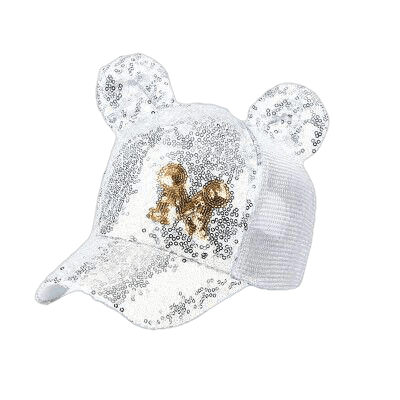 Girls' Summer Sequin Mesh Cap