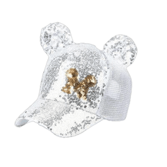 Girls' Summer Sequin Mesh Cap