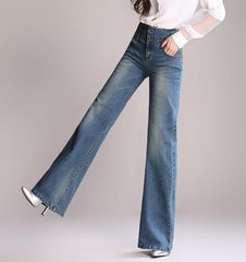 High Waist Wide Leg Jeans Loose Jeans - Sheseelady
