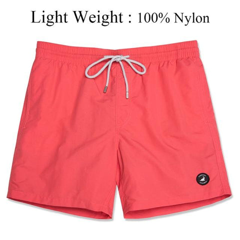 Stylish Sexy Men's Quick Dry Swim Shorts With Pockets & Mesh Lining Solid Color