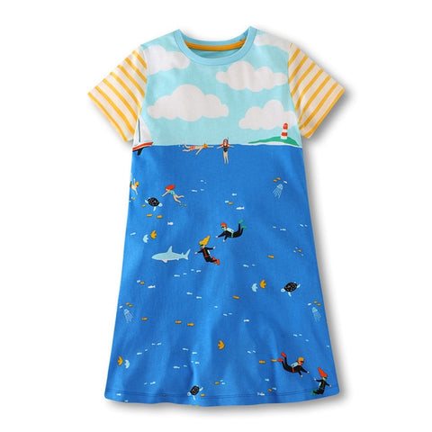 Baby Girls Summer Embroidery Dresses - Sheseelady