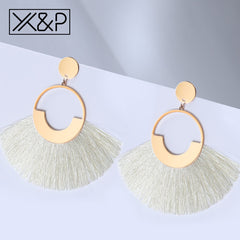 Big Tassel Drop Earrings For Women - Sheseelady