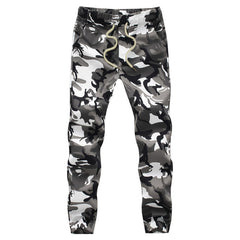 Cotton Mens Jogger Autumn Pencil Harem Pants Men Camouflage Military Pants Loose Comfortable Cargo Trousers Camo Jogger - Sheseelady