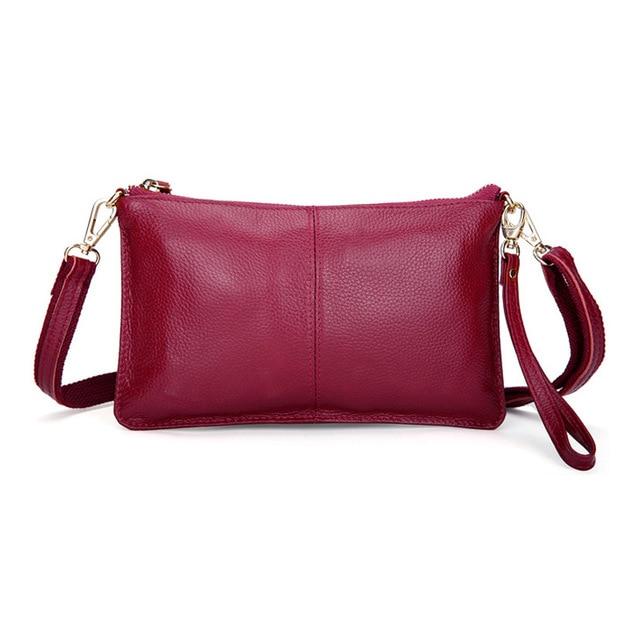 100% Genuine Cow Leather Messenger Bag / Shoulder Bag
