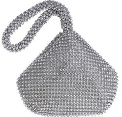 Fully Diamonds Cover Polyester Zipper Bag For New Year Gift - Sheseelady