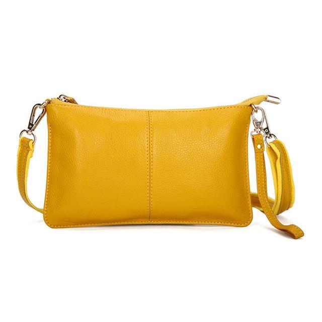 100% Genuine Cow Leather Messenger Bag / Shoulder Bag