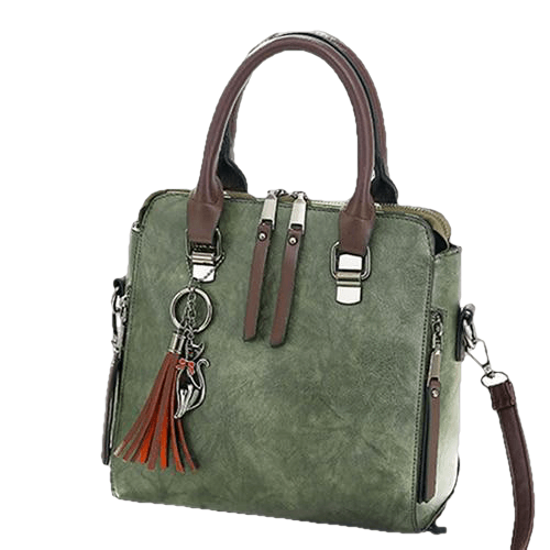 Vintage Pu Leather Ladies Handbags Crossbody Shoulder Bag
