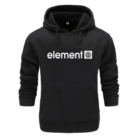 Men Element High Quality Letter Printing Long Show Hoodies