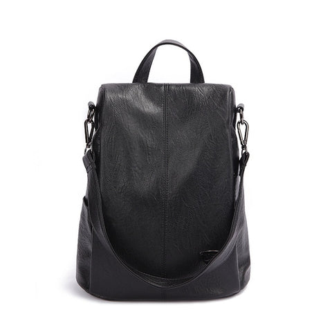 Anti Theft High Quality PU Stylish Urban Backpack With Softback For Girls