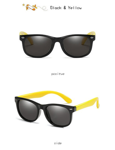 Nouvelles lunettes de soleil polarisées pour enfants pour garçons filles