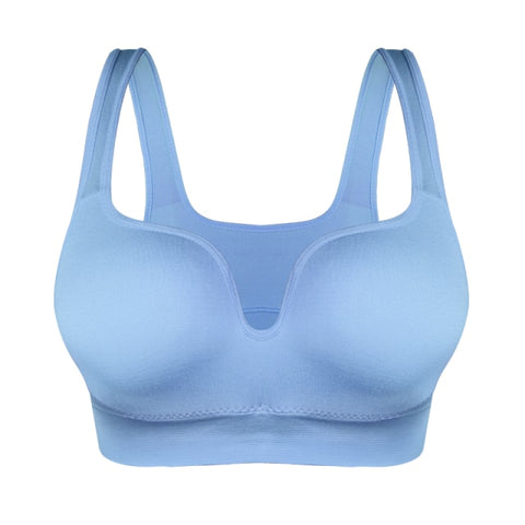 Breathable Sexy Ladies' Wireless Sport Bras Padded For Yoga Running