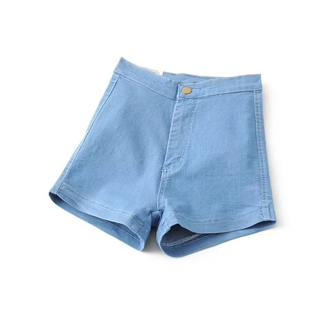 Mulheres Vintage Apparel Slim Bottom Aperte High Waist Shorts Sexy Denim Shorts